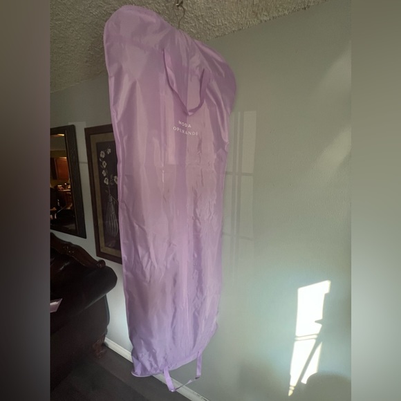 Feather trimmed sequin gown from Moda Operandi, New never used. - Picture 6 of 6